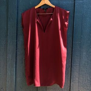 Forever 21 Maroon Shift Dress
